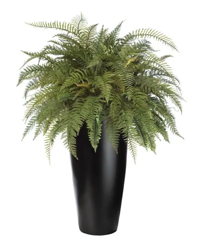 Deluxe Faux Fern Planter
