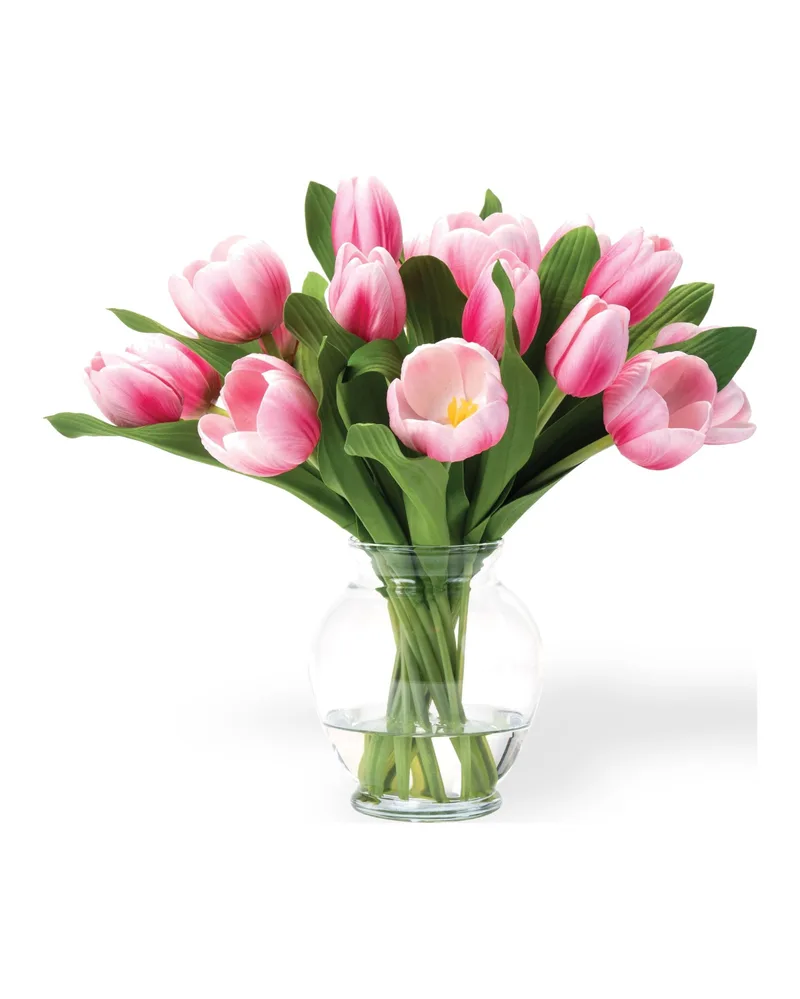 Two-Tone Pink Garden Tulip bouquet