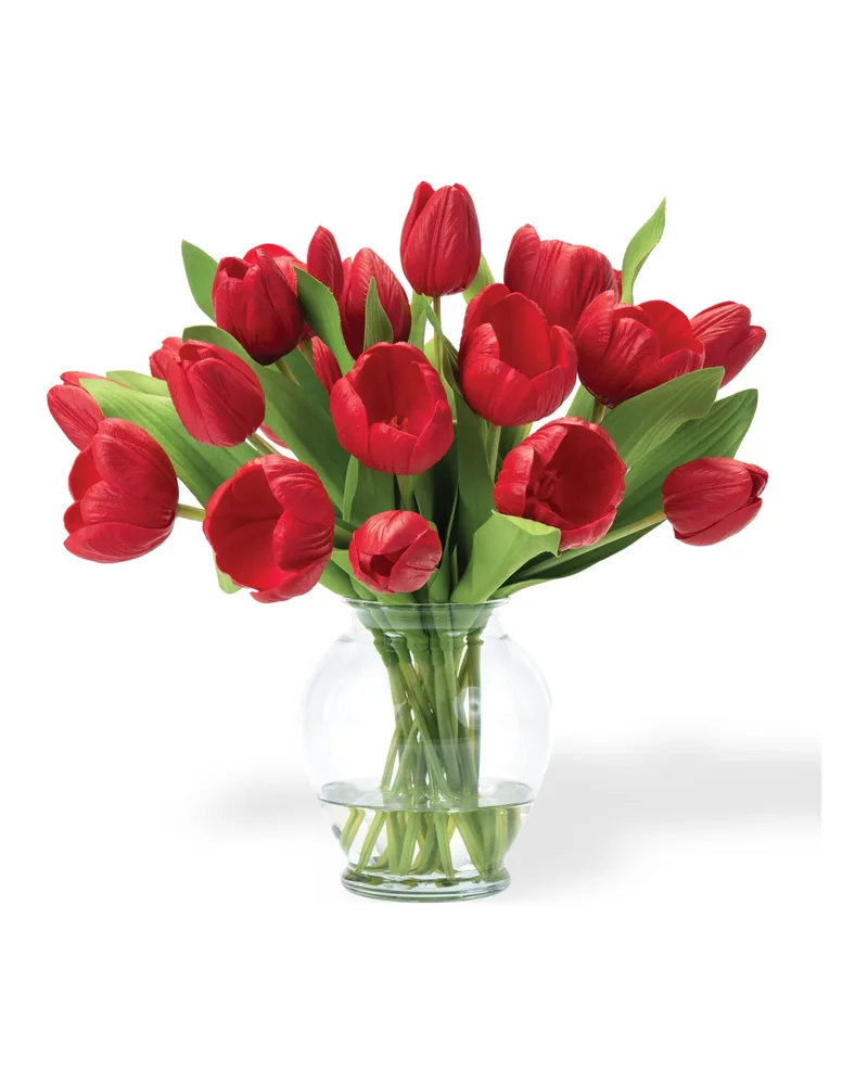 Red Garden Tulip bouquet