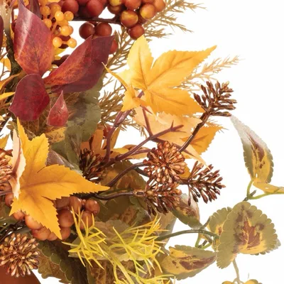 Fall foliage in warm seasonal tones