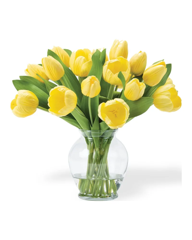 Yellow Garden Tulip bouquet