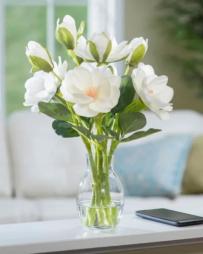 Magnolia Silk Flower Arrangement