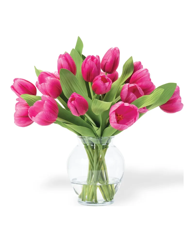 Fuchsia Garden Tulip bouquet